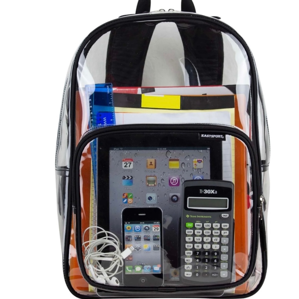 EASTSPORT CLEAR SCHOOL BACKPACK